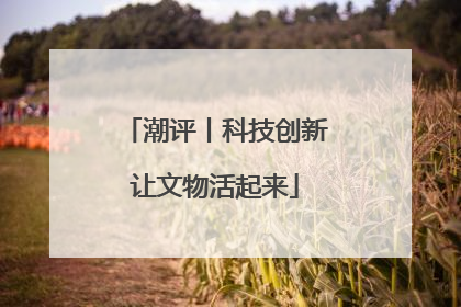 潮评丨科技创新让文物活起来